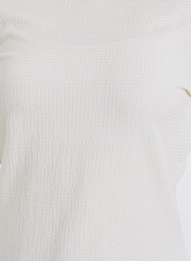 Styli Women Cream Long Sleeve Knit Top - Image 3